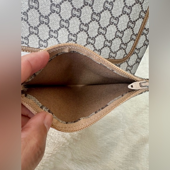 Gucci Plus PVC leather Tote Bag with attached Key Chain Wallet - Picture 15 of 16